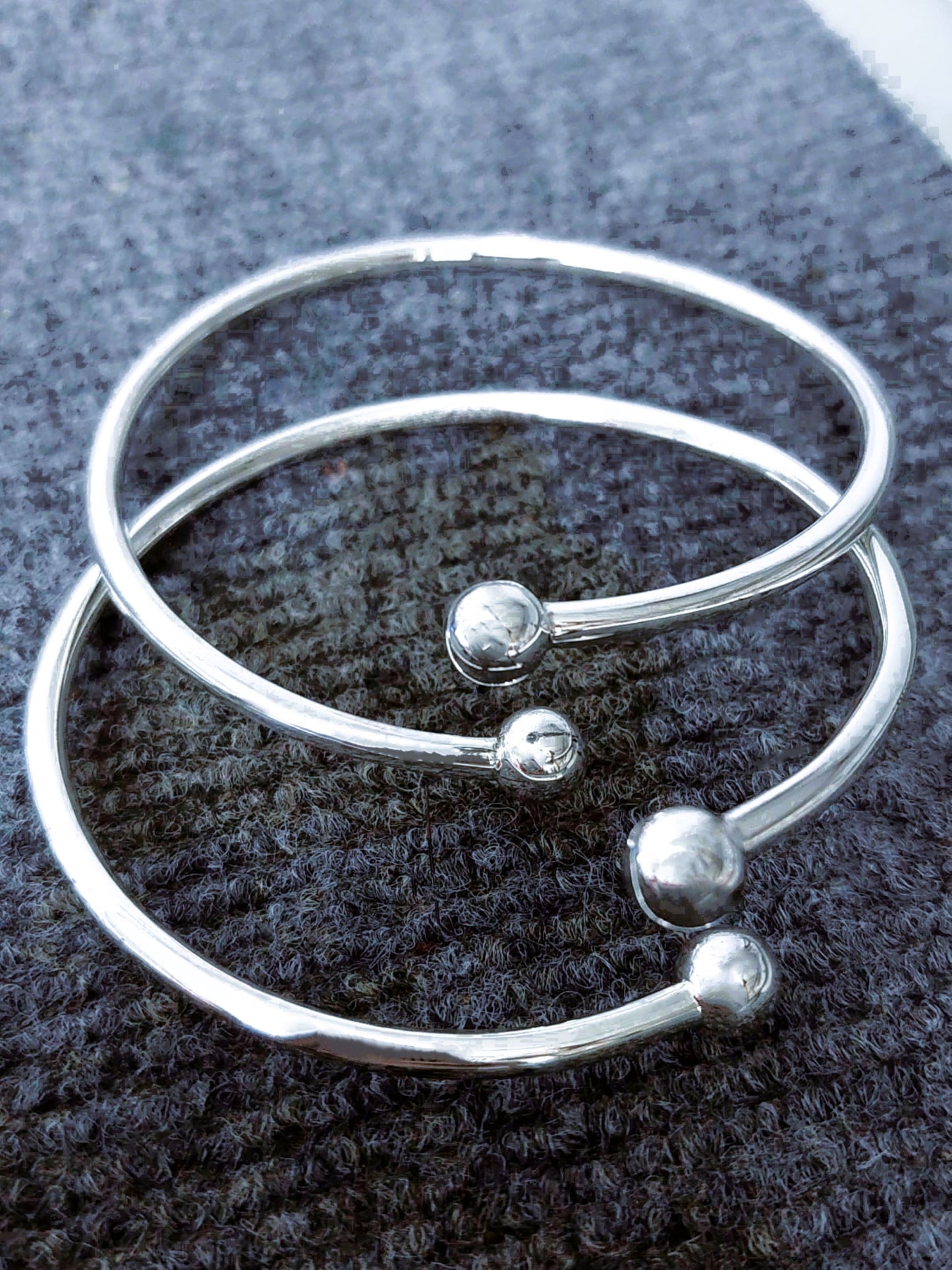 West Indies Silver Bangles