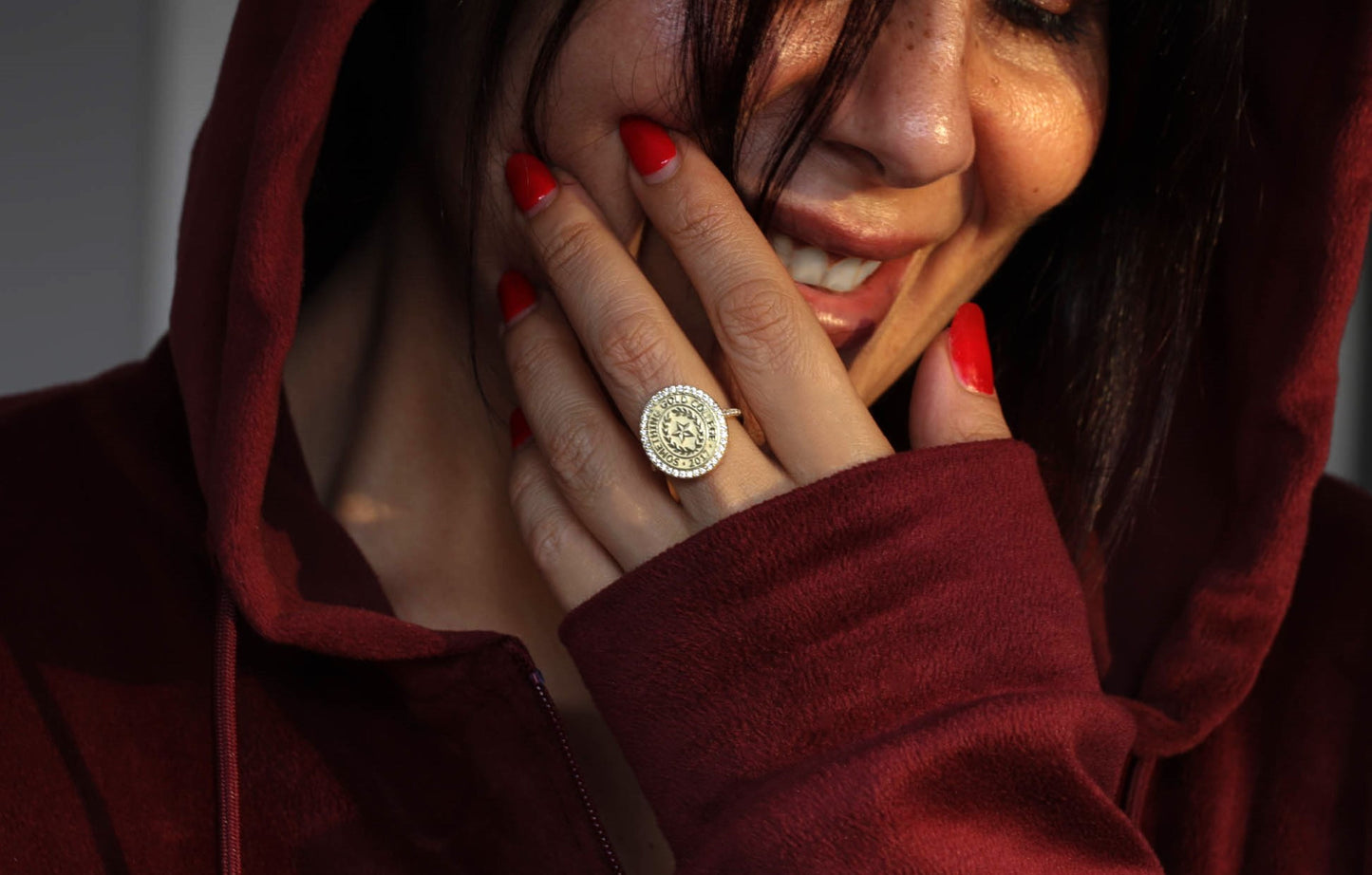 Solid Gold Diamond College Class Rings