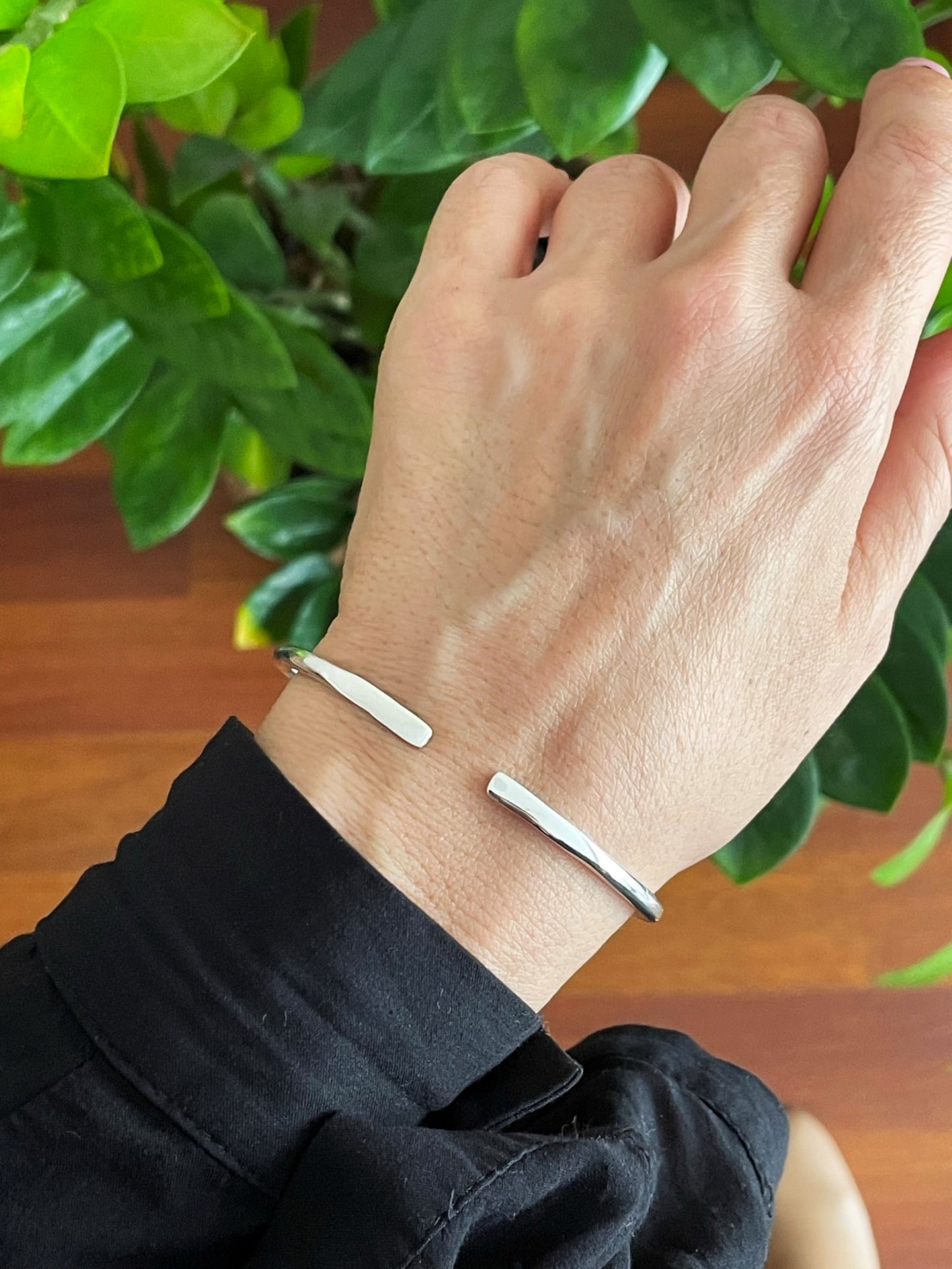 Silver Cuff Bracelets Bangle