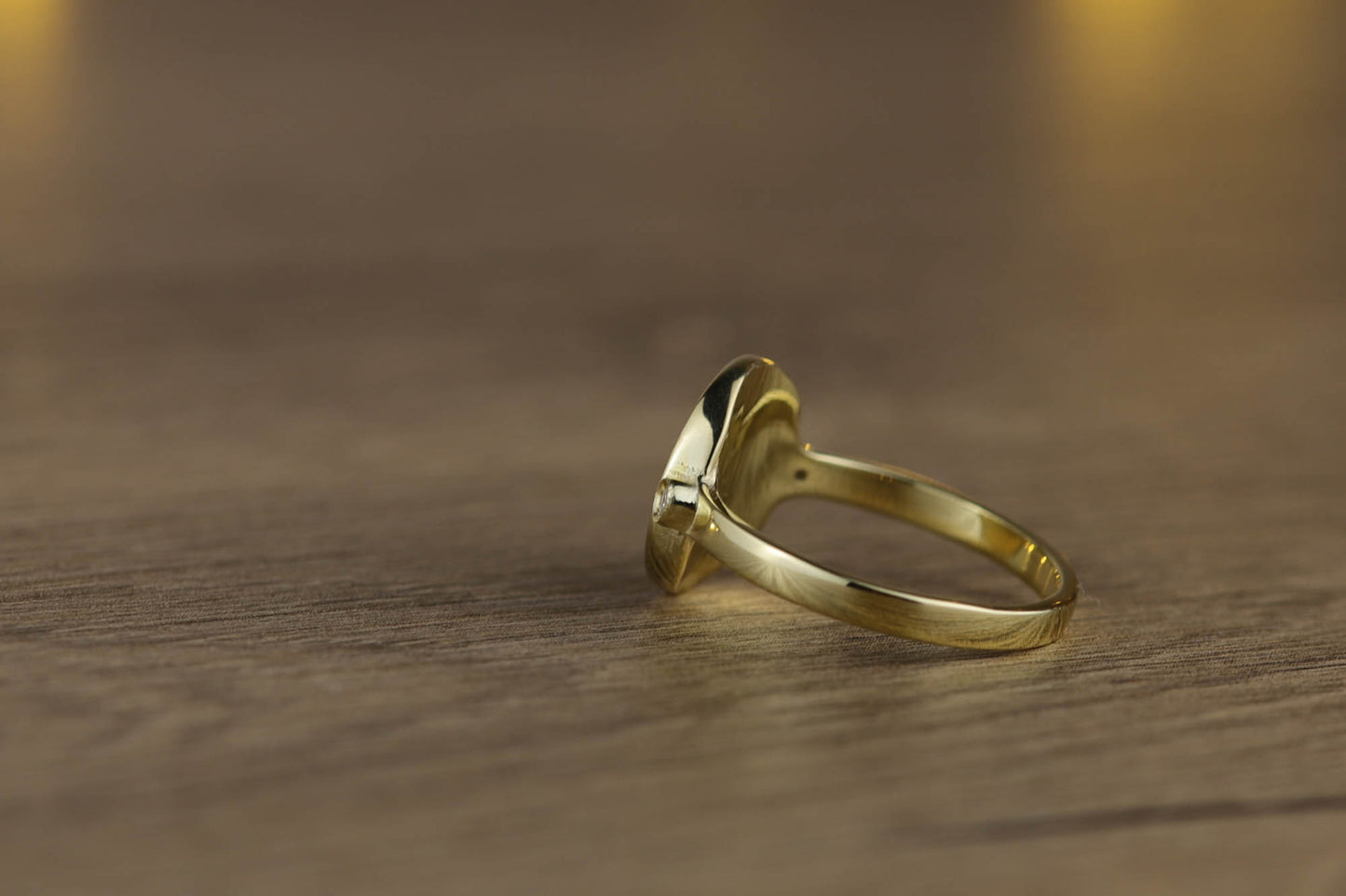 Solid Gold Diamond College Class Rings