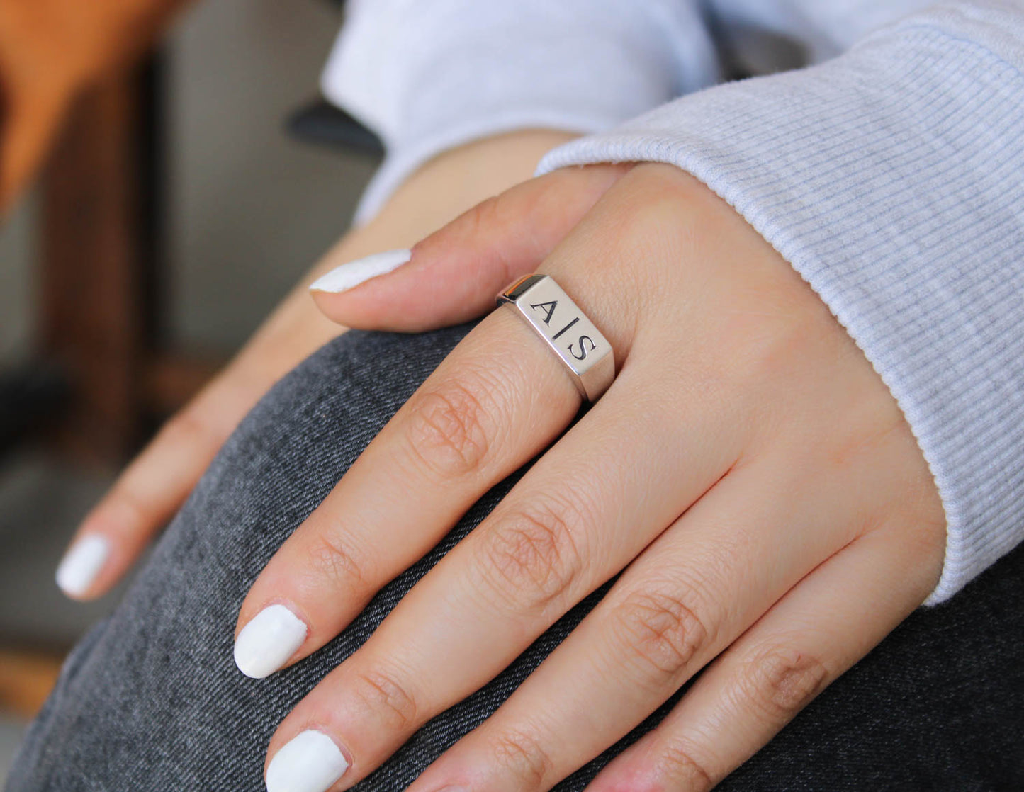 Rectangle Signet Ring