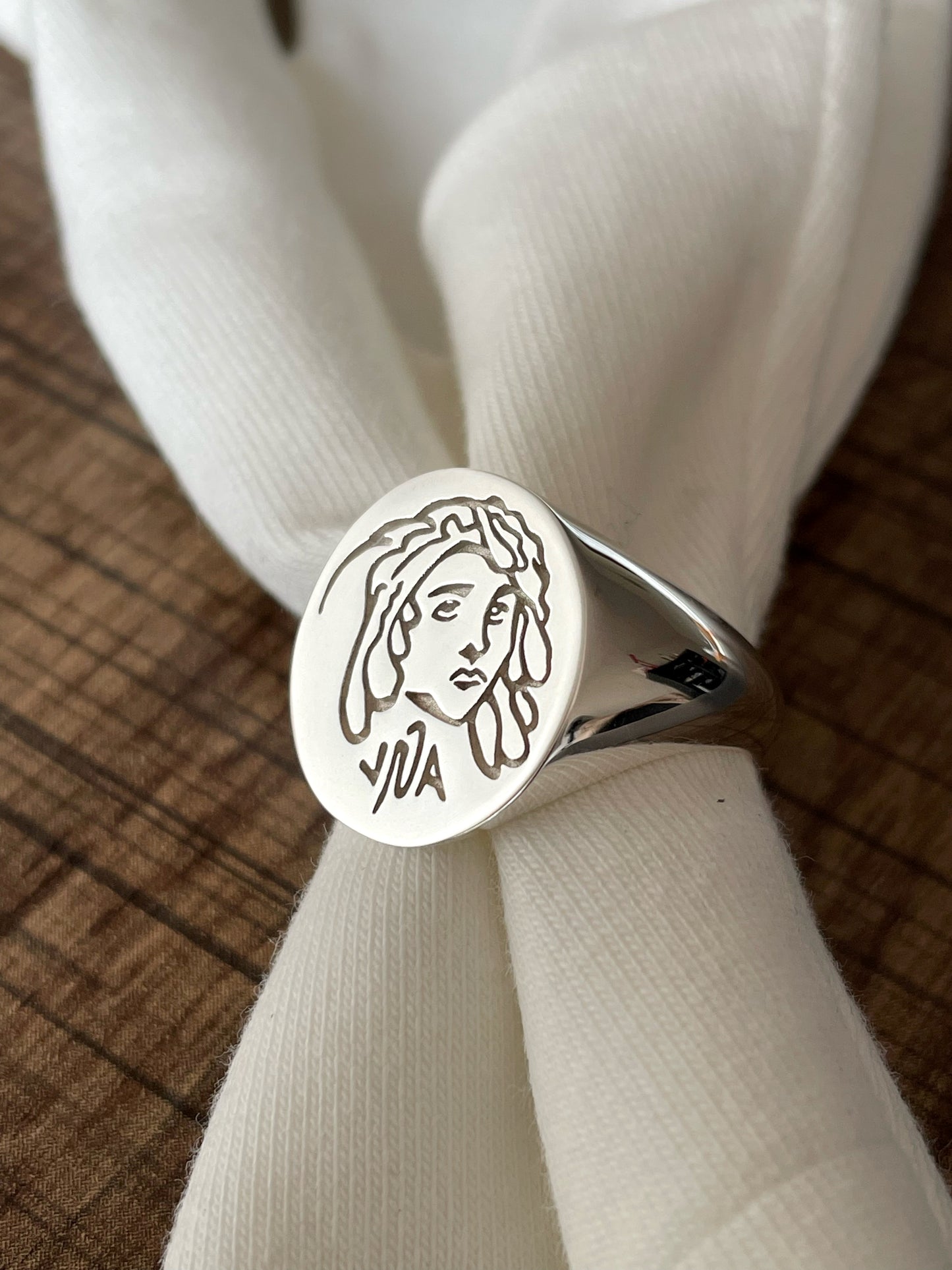 Custom Engraved Signet Rings