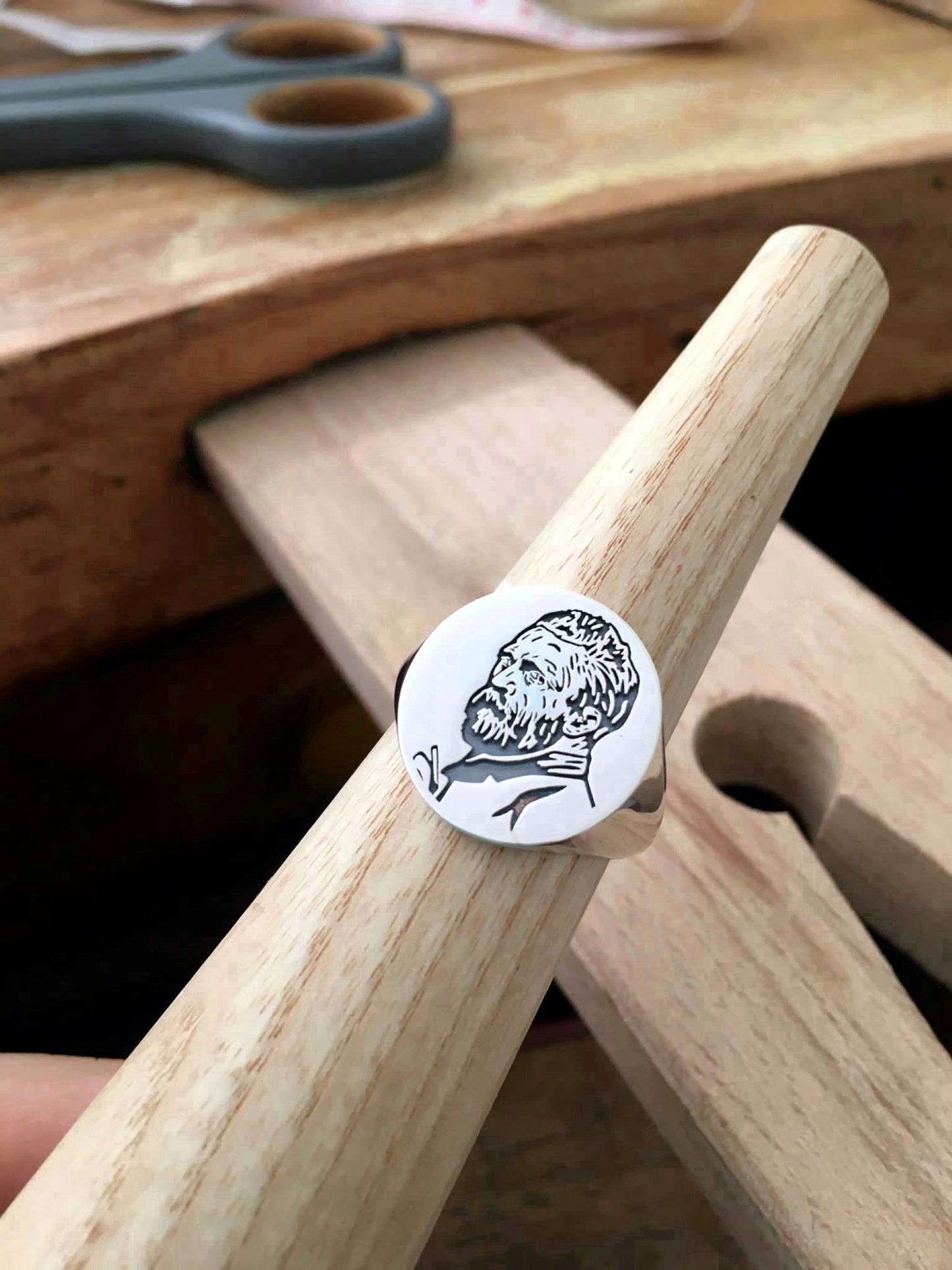 Custom Engraved Signet Rings