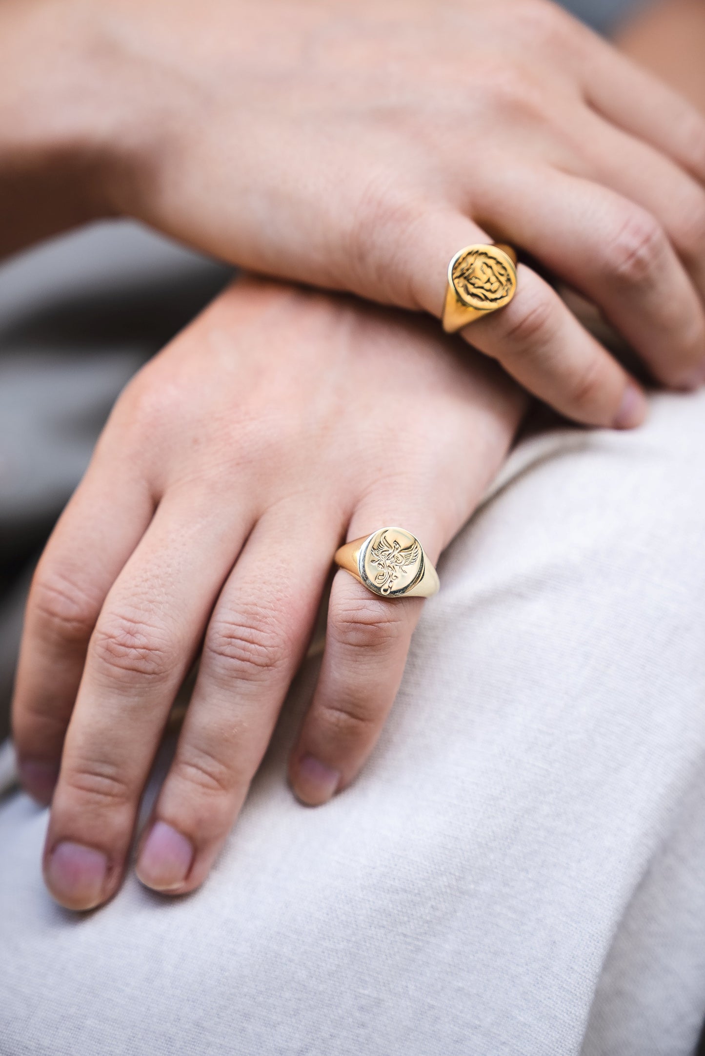 Silver Lion Ring