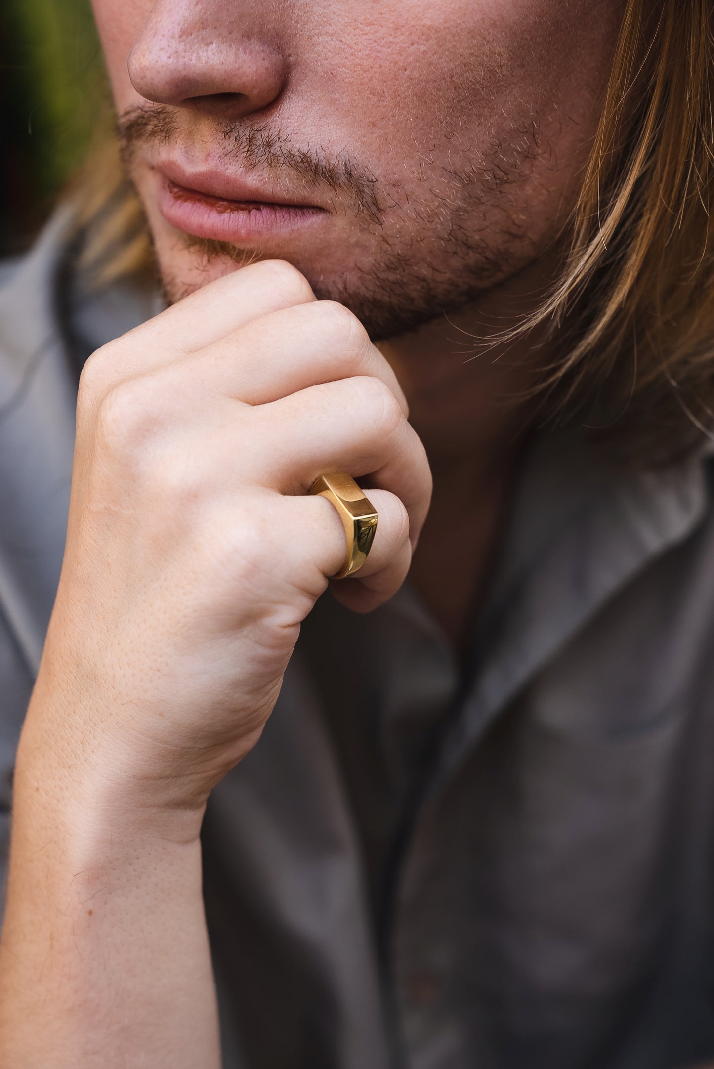 Rectangle Signet Ring