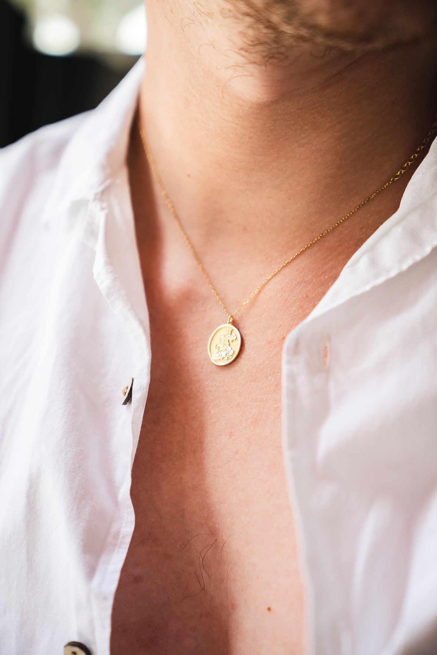 St George Pendant Necklace