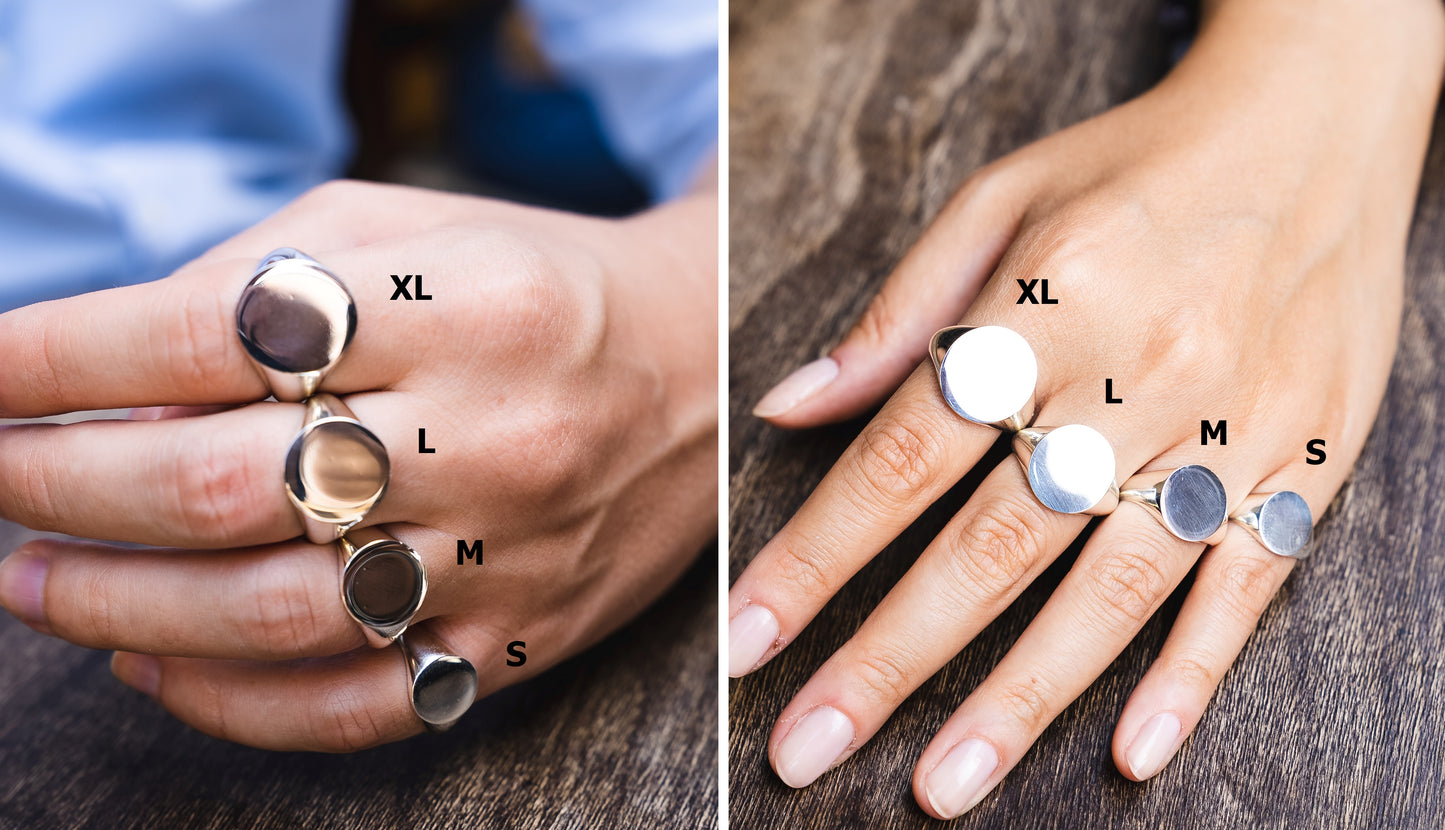 Custom Engraved Signet Rings