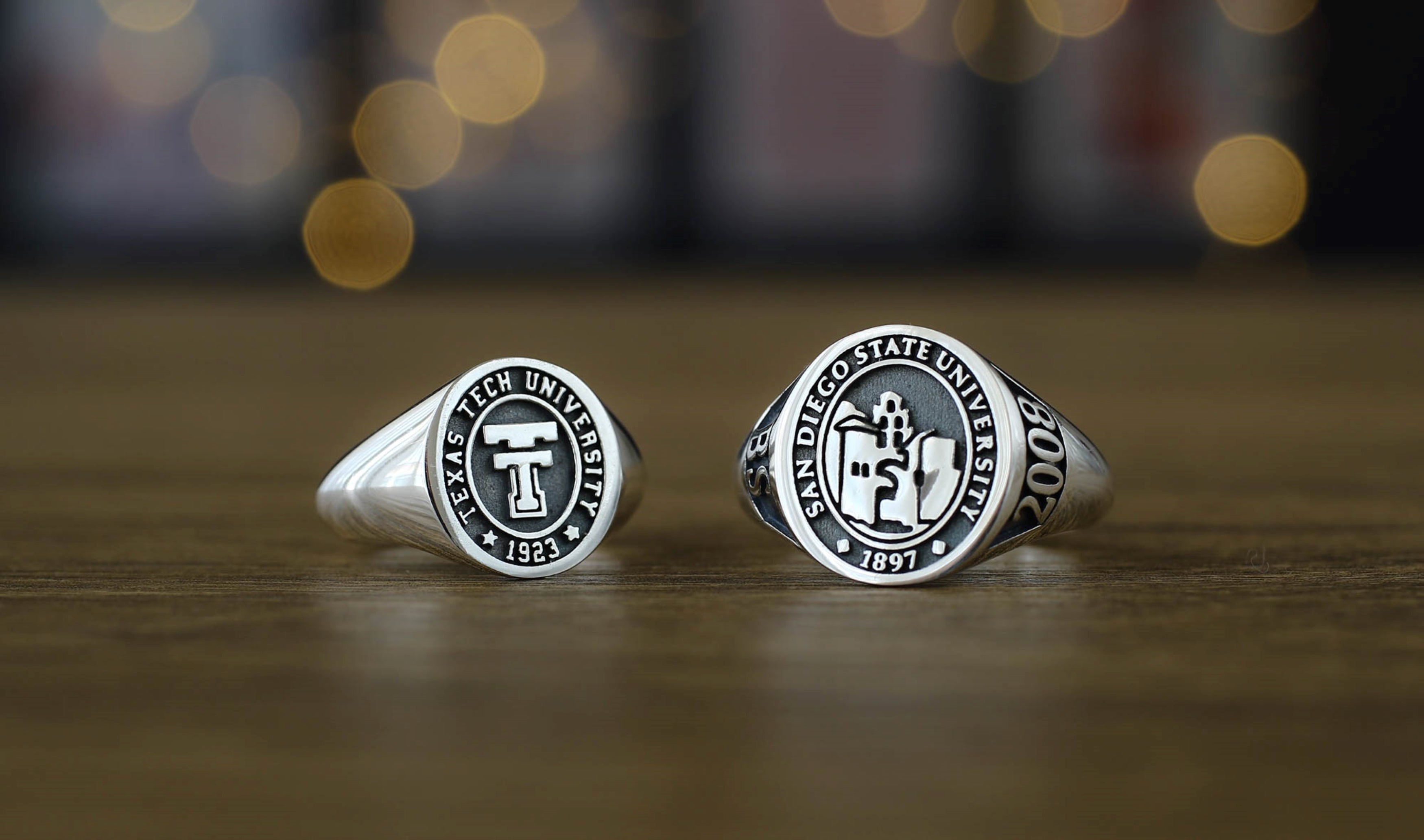 Sterling silver hot sale class rings