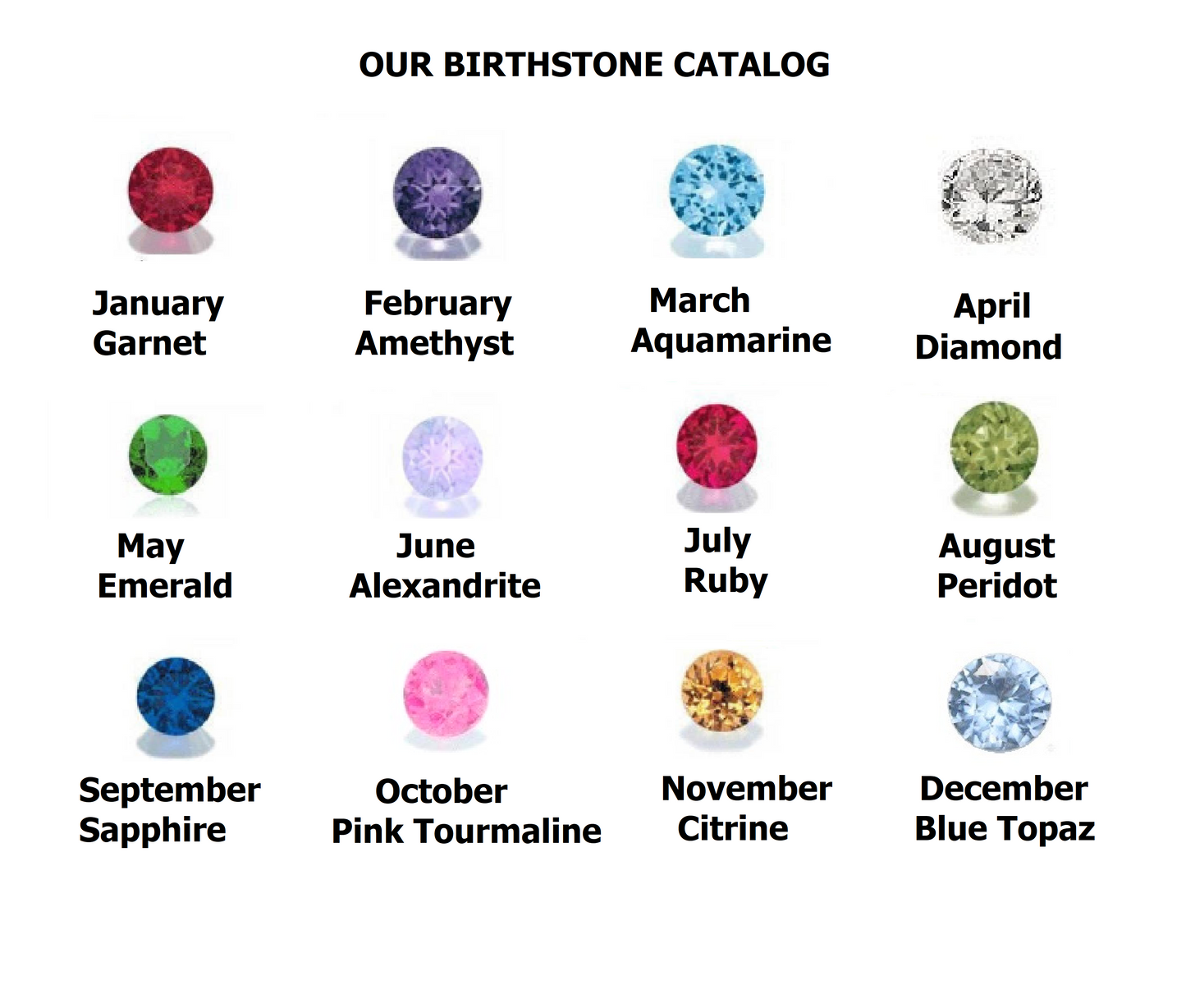 Mothers Ring with 4 BirthStones