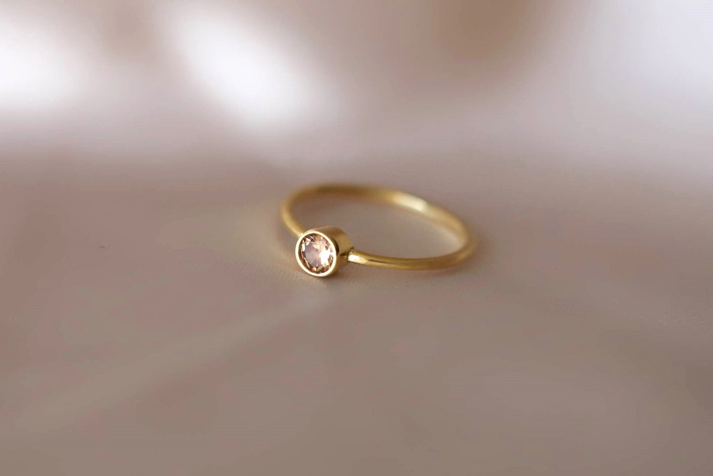 Gold Birthstone Ring