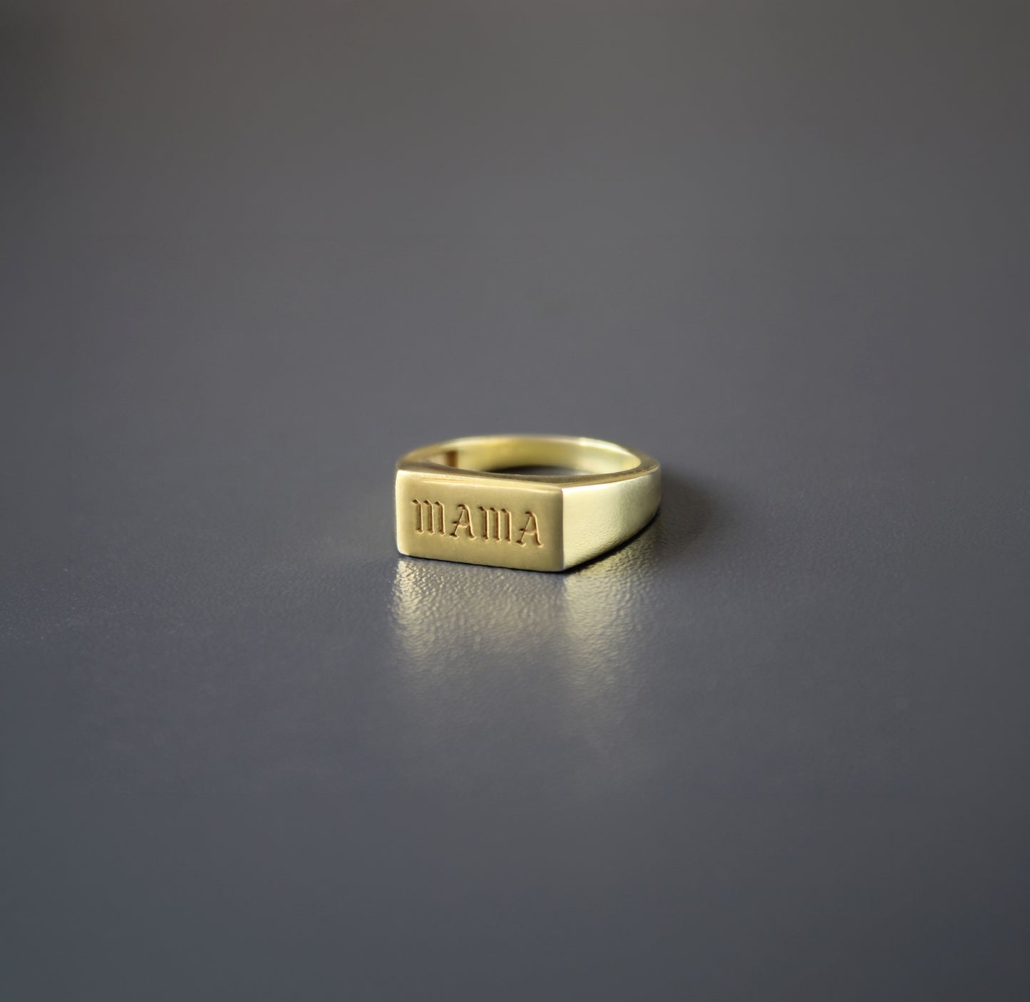 MAMA Signet Ring – Bold Mother Jewelry