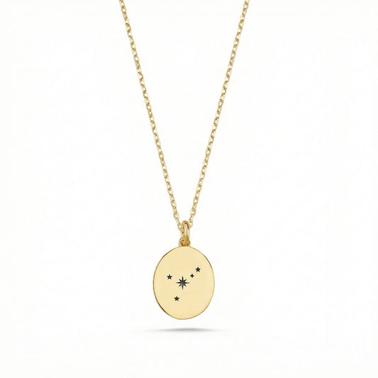 Gold Zodiac Constellation Necklace