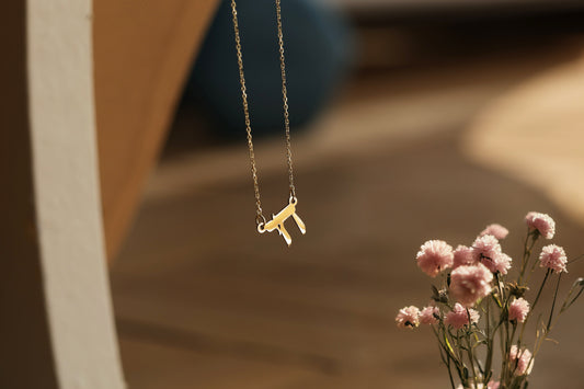 Gold Chai Necklace – 10k & 14k Solid Gold Jewish Life Symbol Pendant, Meaningful Faith Necklace, Gift for Bat Mitzvah or Hanukkah