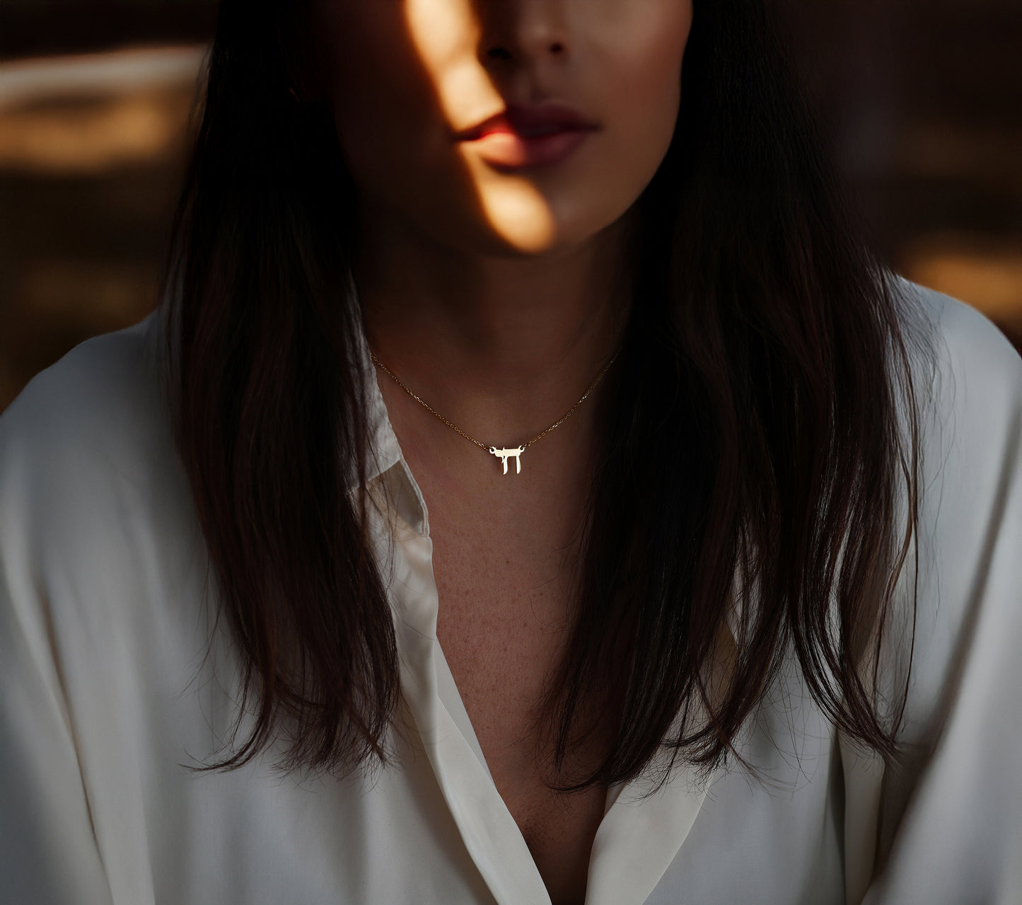 Silver Chai Necklace – Sterling Silver Jewish Life Symbol Necklace, Meaningful Faith Jewelry, Gift for Bat Mitzvah or Hanukkah