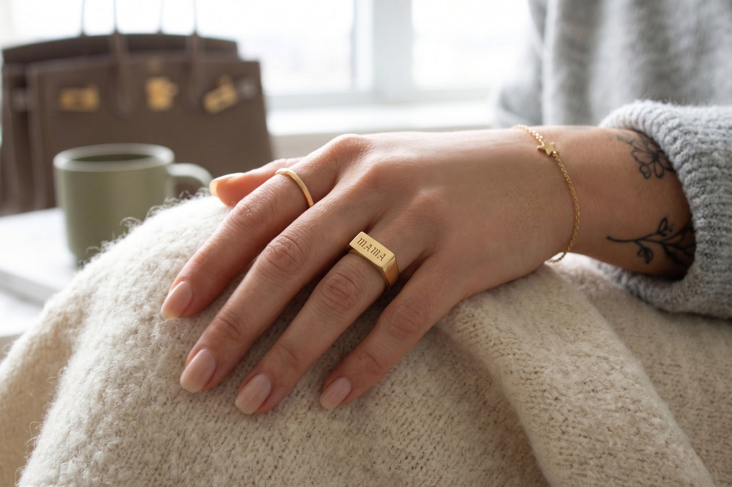 MAMA Signet Ring – Bold Mother Jewelry