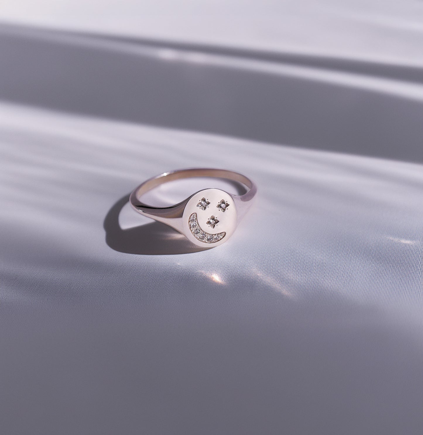 Sterling Silver Celestial Signet Ring