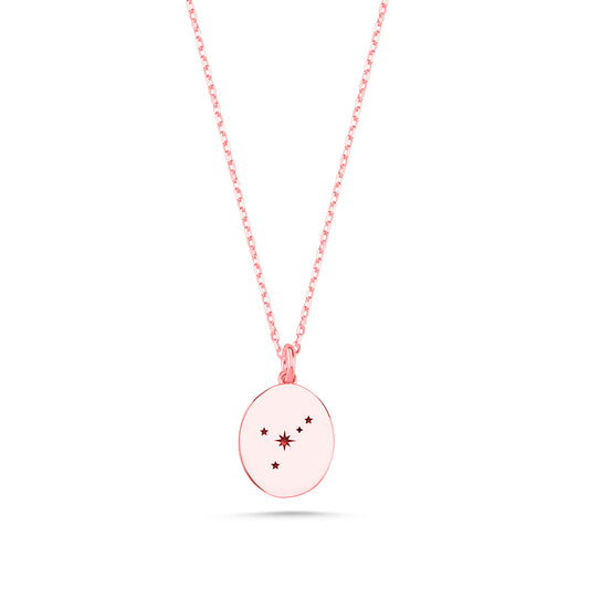 Rose Gold Zodiac Constellation Necklace