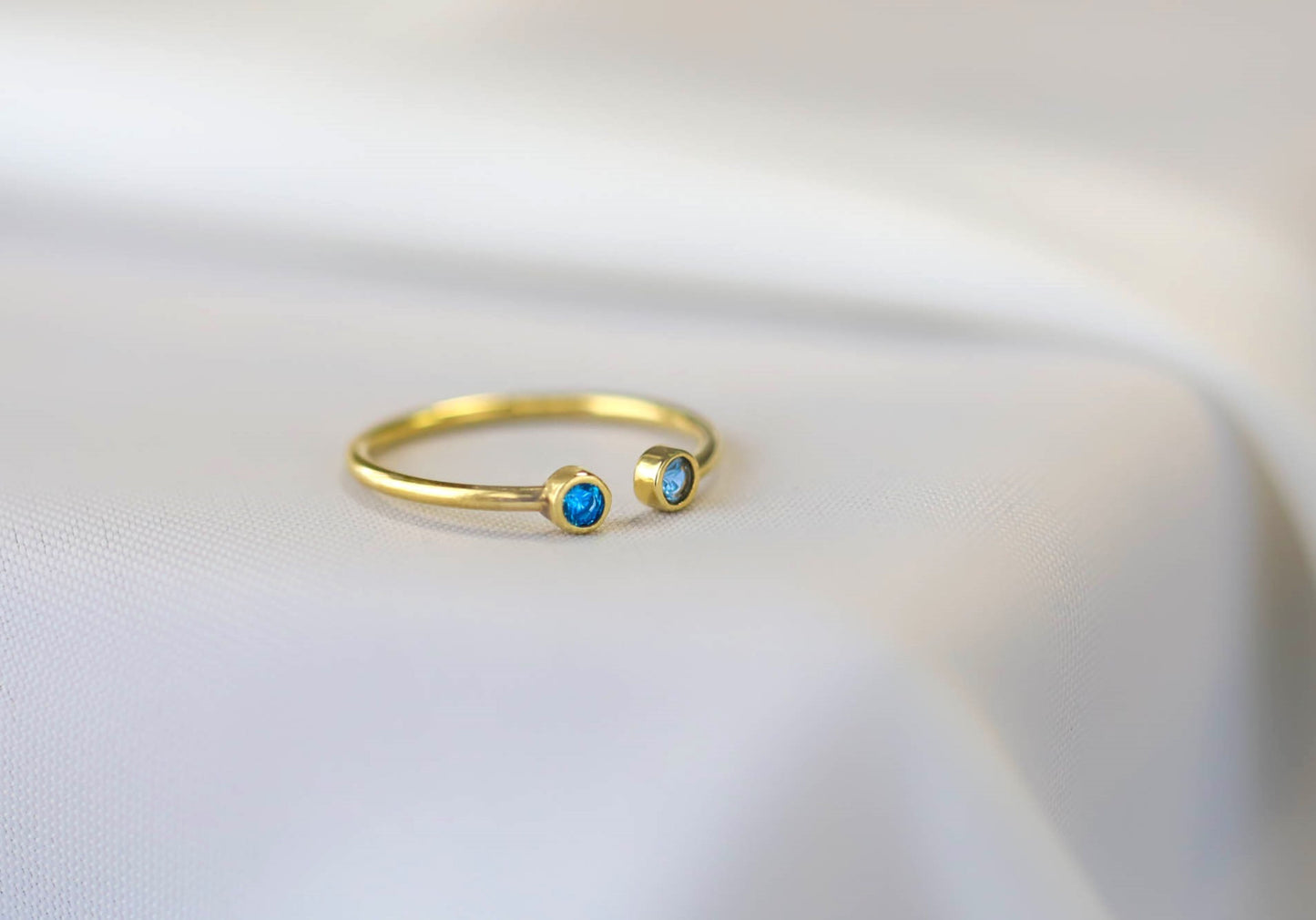 Couples Dual Birthstone Ring