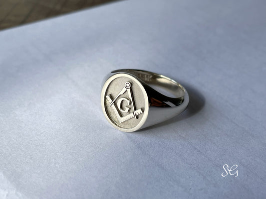 Masonic Coin Rings Masonic Rings – Custom Freemason Signet Rings in Gold & Sterling Silver ...
