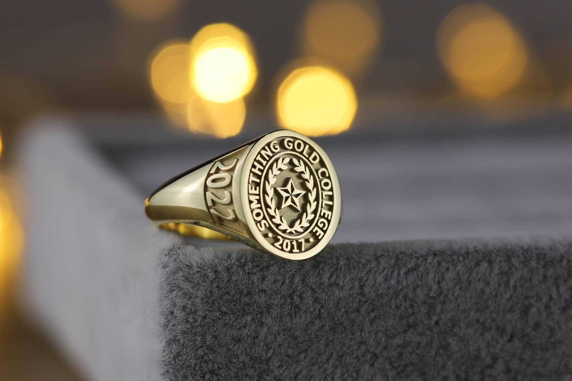 Gold College Class Ring, Solid Gold College Class Rings, Class Ring ...