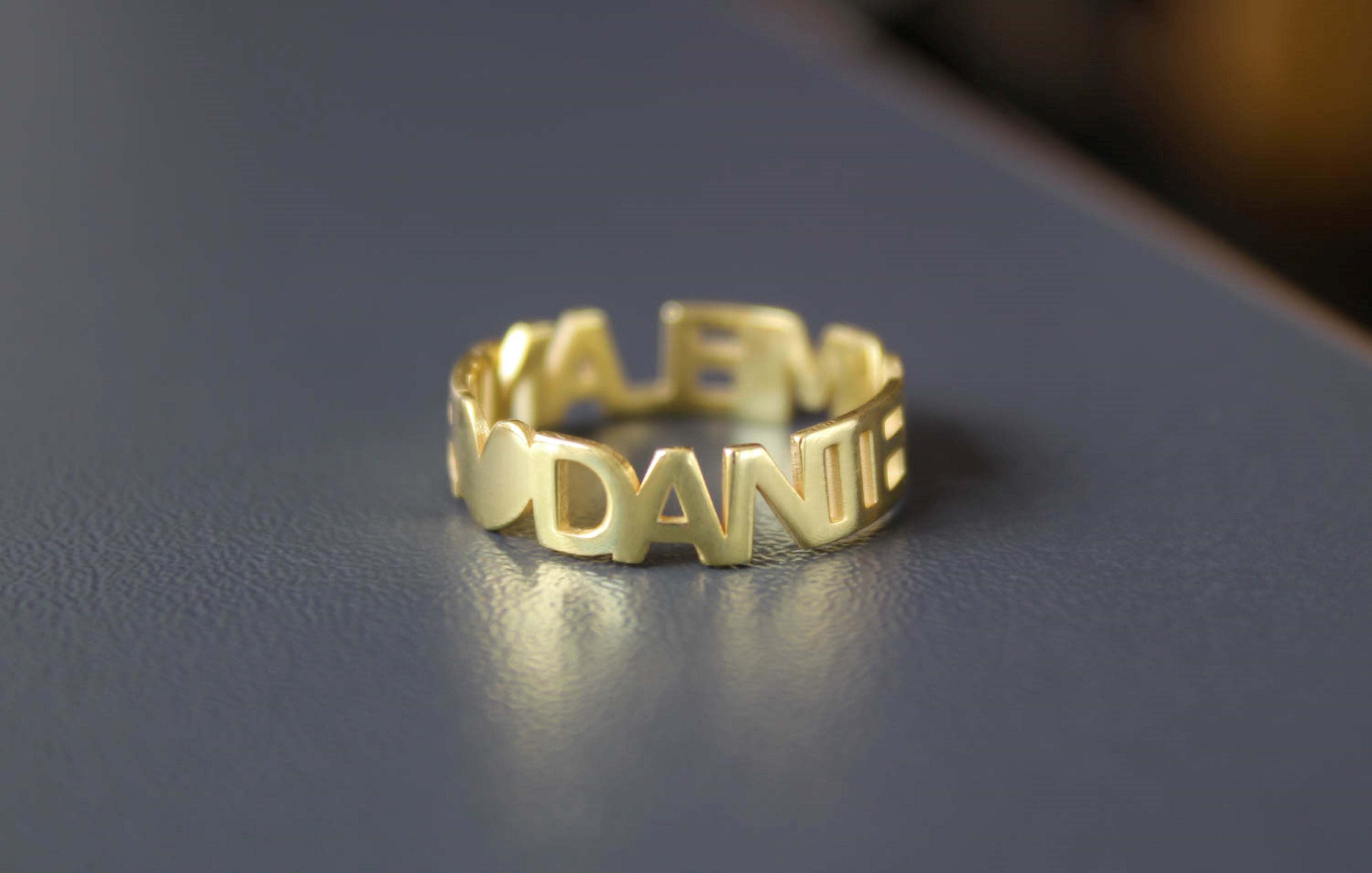 Custom Rings Names Personalized | Three Fingers Custom Ring Men - Custom  Nameplate - Aliexpress