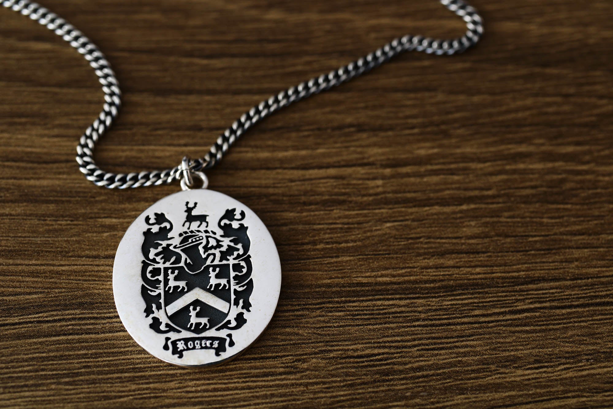 Sterling Silver Family Pendant Personalised Necklace By Bloom Boutique |  notonthehighstreet.com